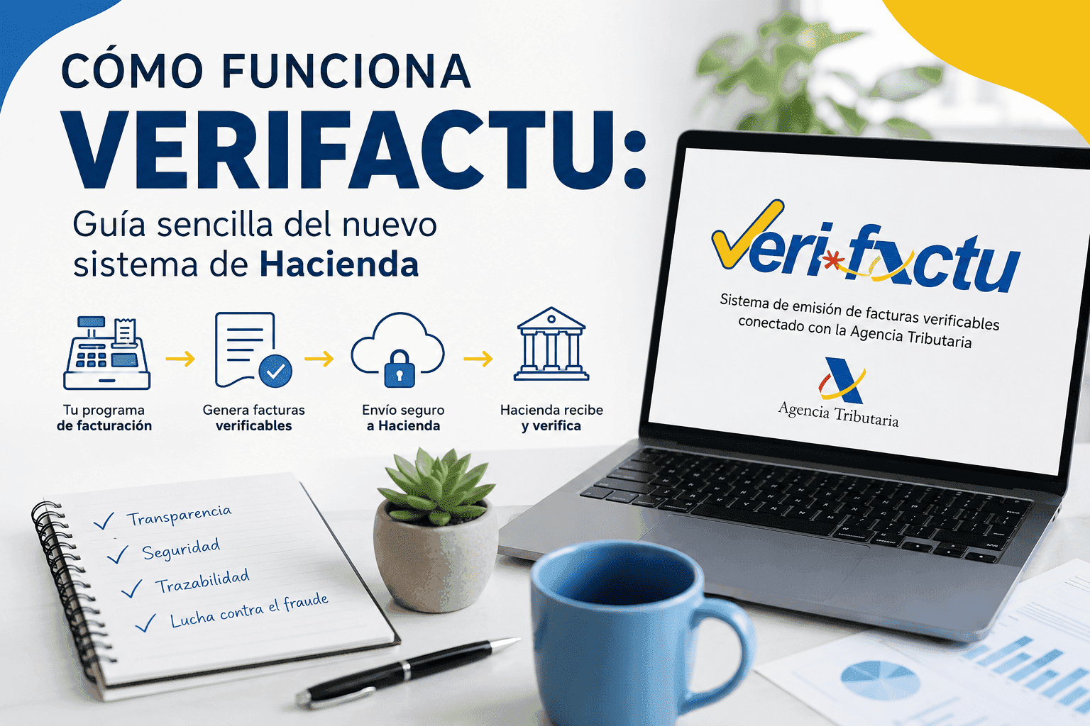 Cómo funciona Verifactu: Guía sencilla del nuevo sistema de Hacienda