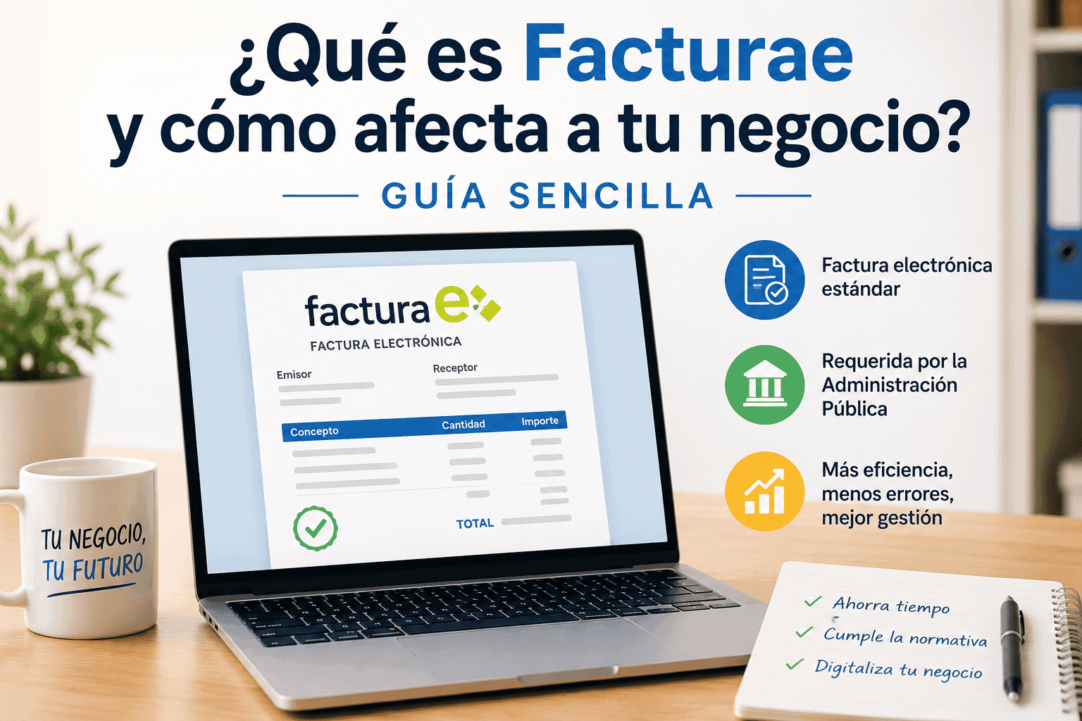 ¿Qué es Facturae y cómo afecta a tu negocio? Guía sencilla